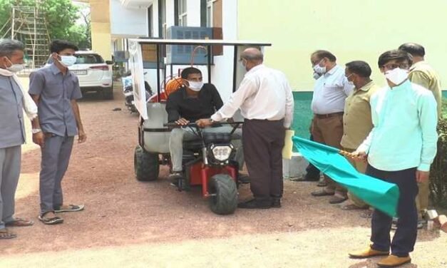 ممبئی میں تیارہوئی ملک کی پہلی اسپیشل سینیٹائزرگاڑی