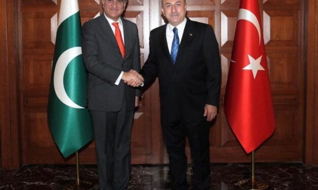 پاکستانی وزیر خارجہ کی ترک ہم منصب سے ملاقات، افغان امن عمل پر تبادلہ خیال