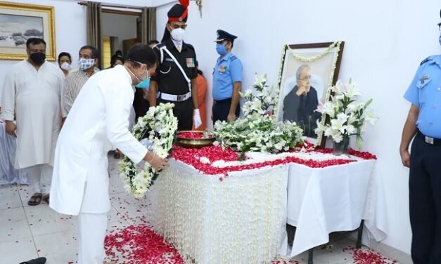 کانگریس نے پرنب مکھرجی کی برسی پر انہیں خراج عقیدت پیش کیا