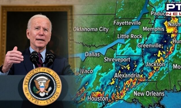 بائیڈن نے لوزیانا میں سمندری طوفان نکولس پر ہنگامی حالت کا اعلان کیا